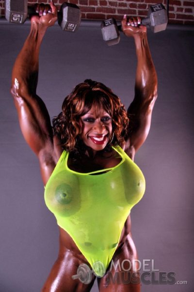 YVETTE BOVA TOPLESS WORKOUT Image #10