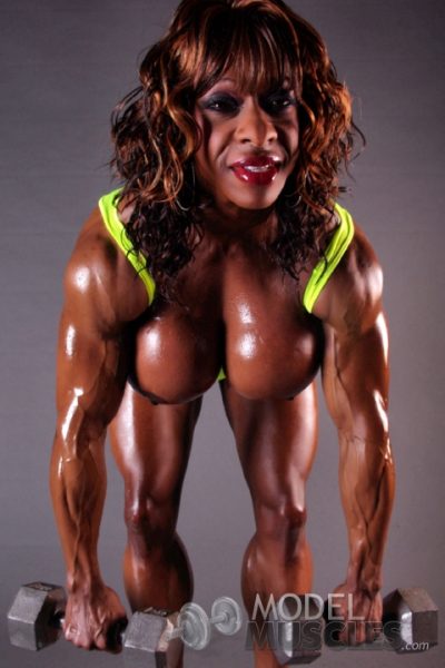 YVETTE BOVA TOPLESS WORKOUT Image #3